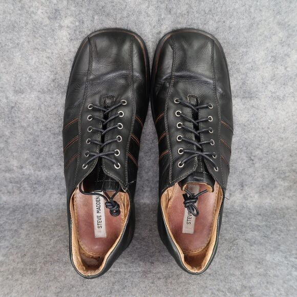 Steve Madden Shoes Mens 11.5 Oxford Classic Charter Leather Professional Formal - Picture 8 of 16